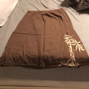 Brown skirt